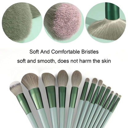 13Pcs Soft Fluffy Makeup Brushes Set