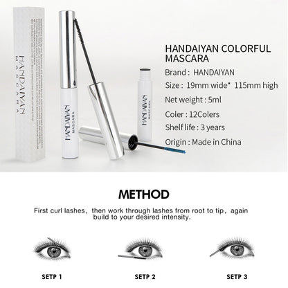 Green 2.5mm Slim Brush Head Mascara