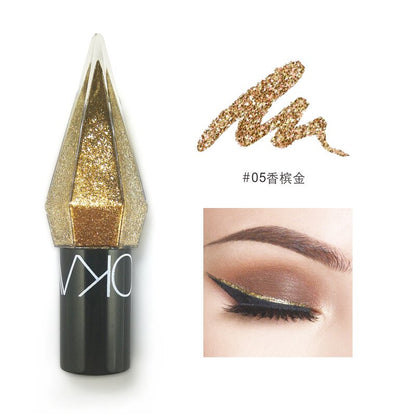 Diamond Glitter Liquid Eyeliner 5 Colors Waterproof  Cosmetic Makeup