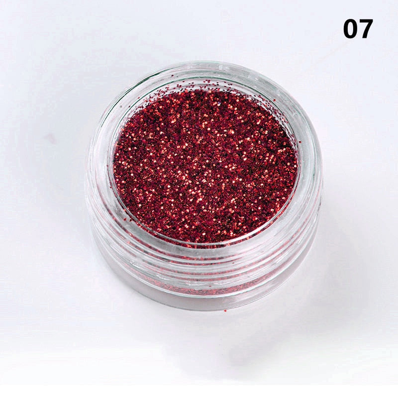 Laser Glitter Powder Sequins UV Gel Polish Flakes Nails