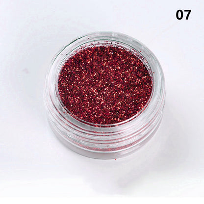 Laser Glitter Powder Sequins UV Gel Polish Flakes Nails