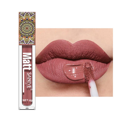 Gloss Brown Nude Velvet Liquid Lipstick