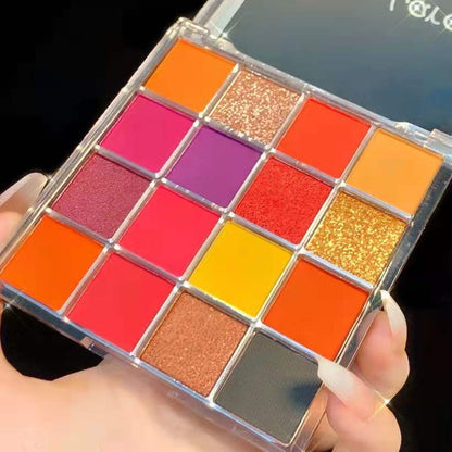 16 Colors Glitter Matte Eyeshadow Palette Shimmer