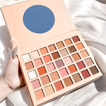 35 Colors Waterproof Diamond Shimmer Eyeshadow