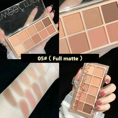10 Colors Shimmering Eyeshadow Palette