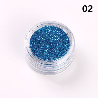 Laser Glitter Powder Sequins UV Gel Polish Flakes Nails