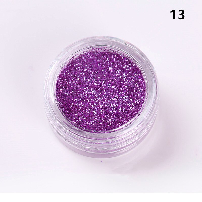 Laser Glitter Powder Sequins UV Gel Polish Flakes Nails