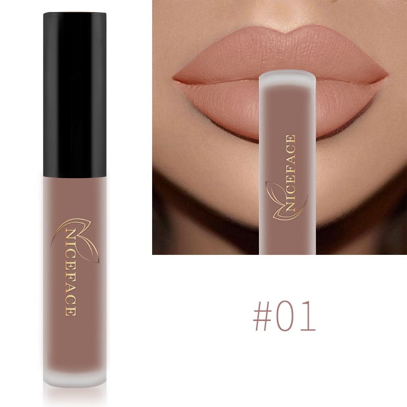 NICEFACE Nude Liquid  Velvet Matte Lip