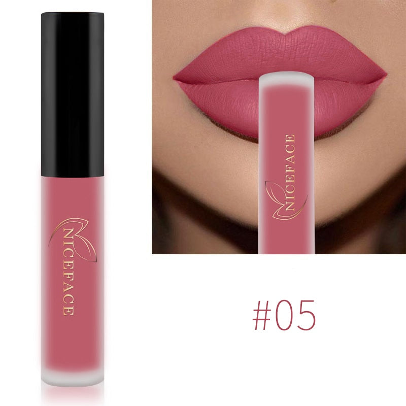 NICEFACE Nude Liquid  Velvet Matte Lip
