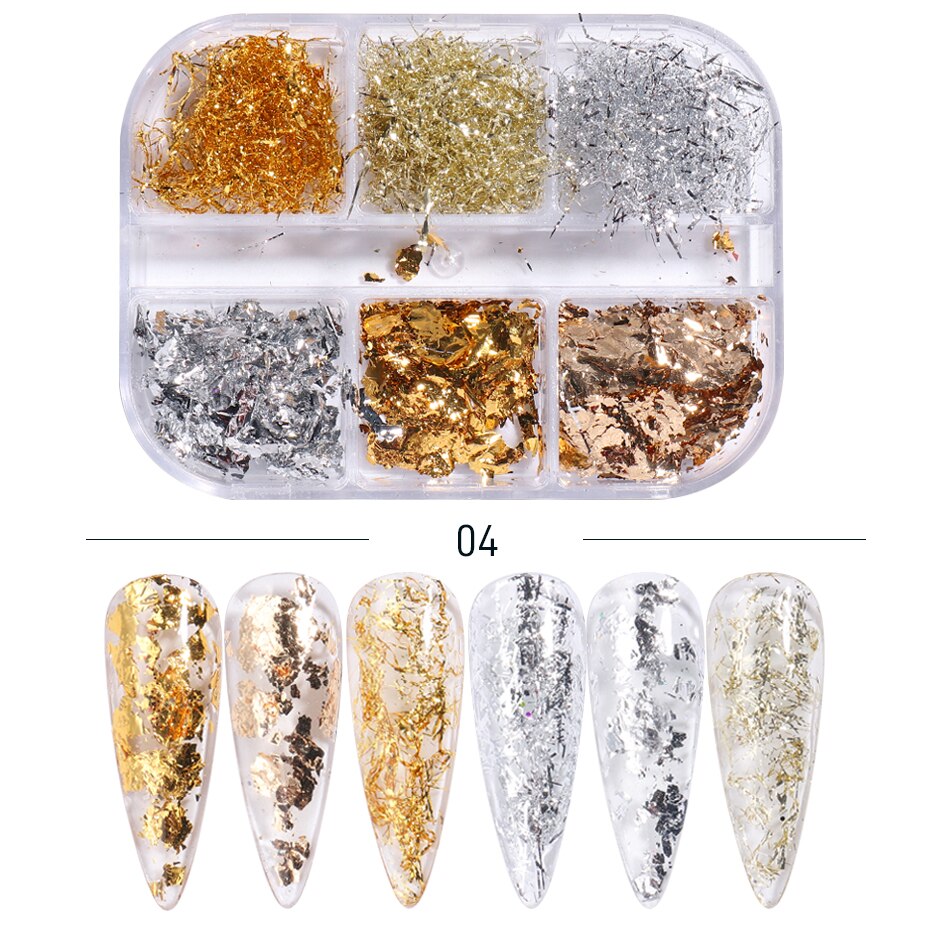 Red Princess Sequin Nails Spangles Holographic Glitter Powder