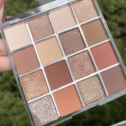 16 Colors Glitter Matte Eyeshadow Palette Shimmer