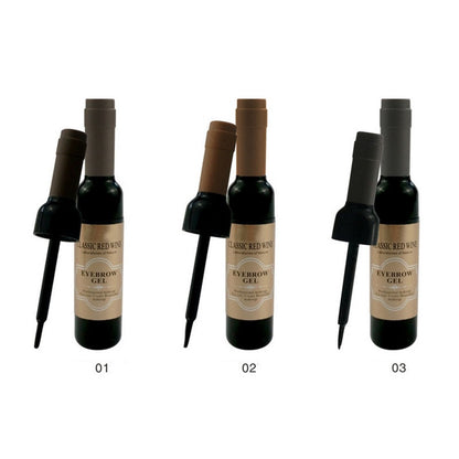 Tattoo Eyebrow Gel, Wine Bottle Natural Brow Gel Tinting