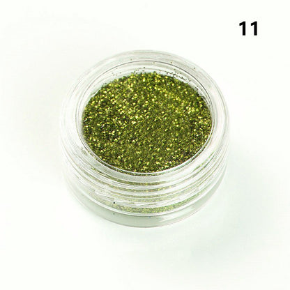 Laser Glitter Powder Sequins UV Gel Polish Flakes Nails