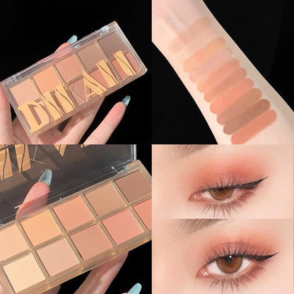 Diamond Glitter Matte Eyeshadow Palette