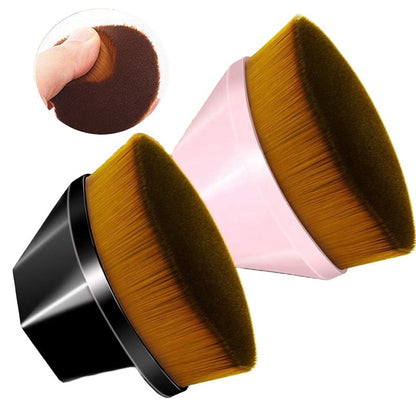 Portable  Top Kabuki Hexagon Face Blush Powder Foundation