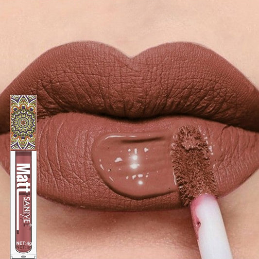 Gloss Brown Nude Velvet Liquid Lipstick