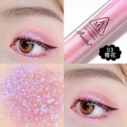 Glitter pearlescent liquid Eye Shadow