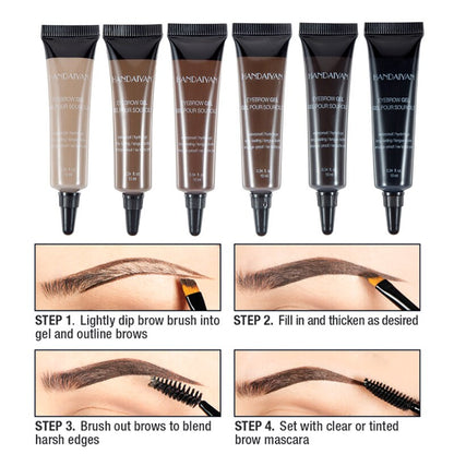 Natural Liquid Dyeing Eyebrow Cream