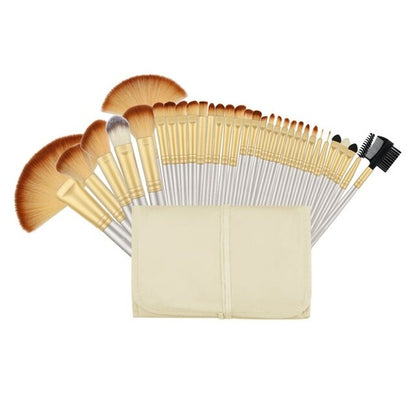 New Blue Soft Fluffy Makeup Brushes Set