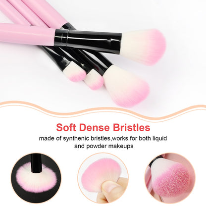 Pink 13Pcs Makeup Brush Set For Cosmetics