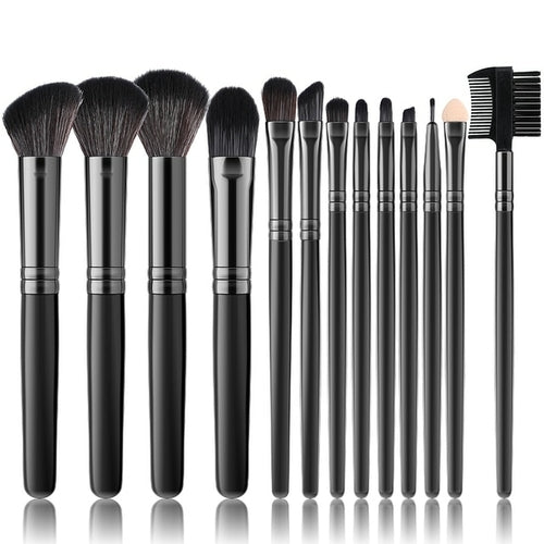 Pink 13Pcs Makeup Brush Set For Cosmetics
