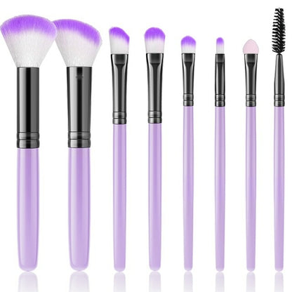 Purple 24pcs Makeup Brushes Set
