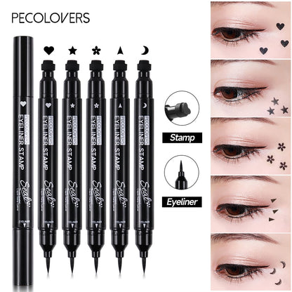 Double Head 2 In1 Waterproof Liquid Eyeliner