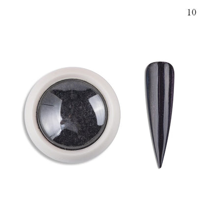 Holographic Powder Laser  Magic Mirror Glitter Rub Dust  Nail