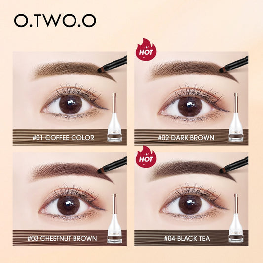 O.TWO.O Eyebrow Pomade Mascara Gel with Brush