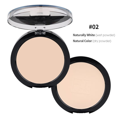1PC Natural Mineral Pressed Powder