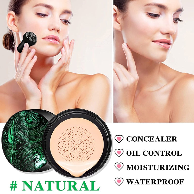 BB Cream Air Cushion Foundation Mushroom Face OiL