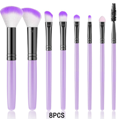8/32PCS Makeup Brushes Set For Eye Shadow Foundation Powder