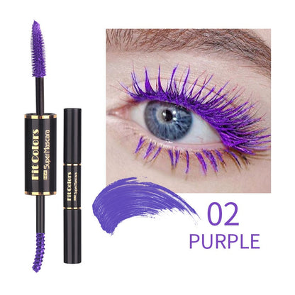 Waterproof Blue Mascara Fast Dry Eyelashes Curls Cosmetics