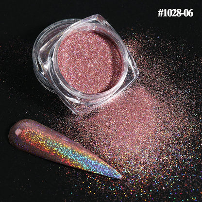 Reflective Glitter Iridescent Powder Sequins for Nails Sparkly