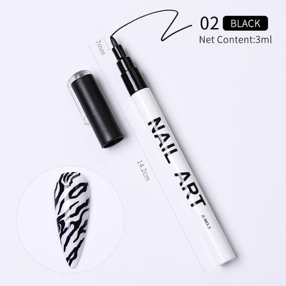1 Pc Waterproof Nail Art Graffiti Pen