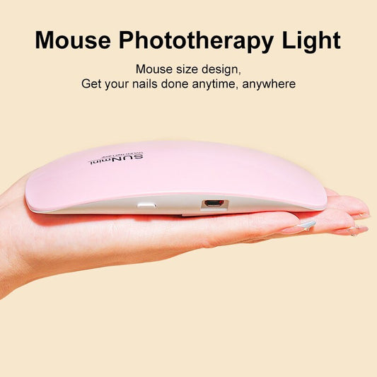 6W Mini Nail Dryer Portable 6 LED UV Manicure Lamp