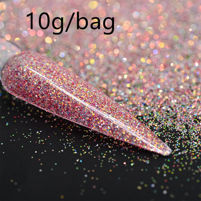 10g UV Color Changing Glitter  Mixed Nail