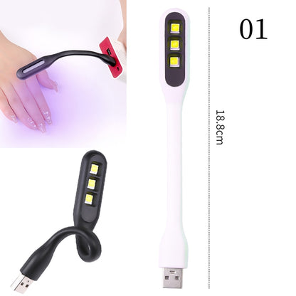 Mini 6W Dryer LED UV Lamp Micro USB Gel Varnish Curing Nail