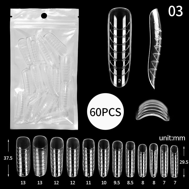 Quick Extension Nail Mold Tips Full Cover Nail