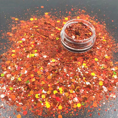 10g/Bag Iridescent Art Glitter Sequins Holographic Nail