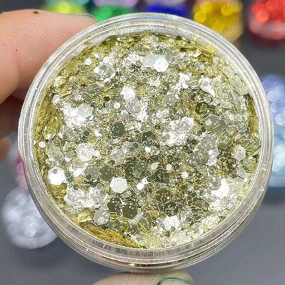 10g/Bag Iridescent Art Glitter Sequins Holographic Nail