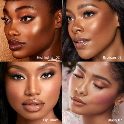 Bronzer For Face Blush Shimmer Powder Lipsticks