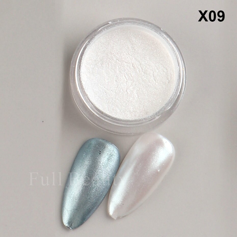 Neon Pigment Yellow Green Orange Rubbing Nail