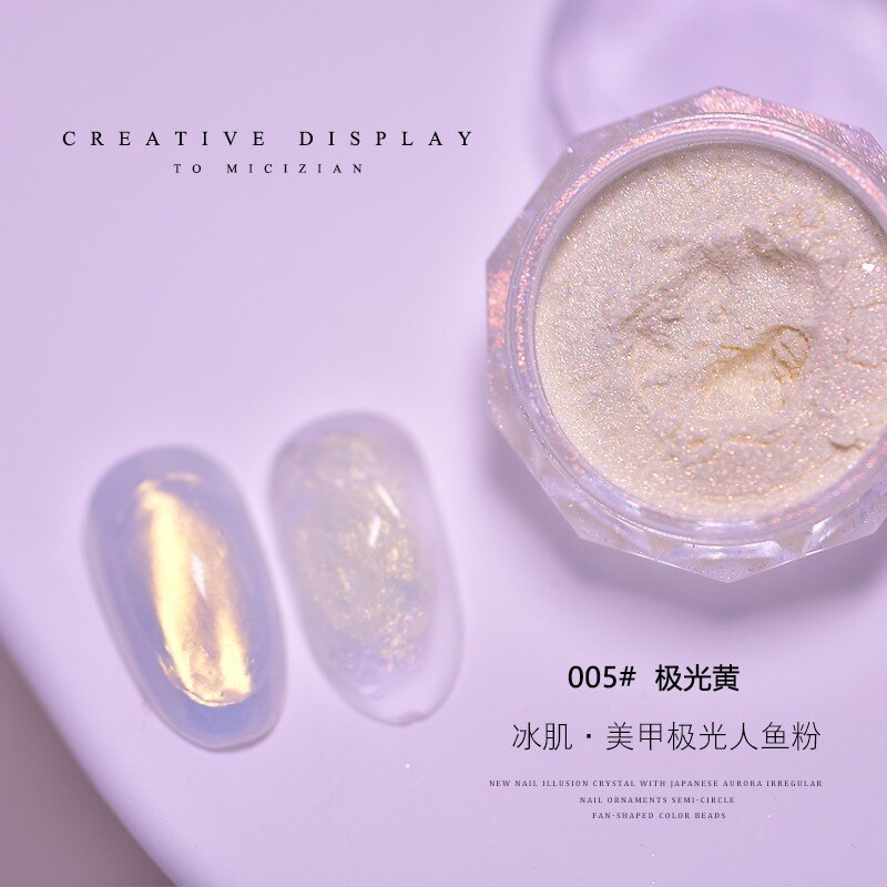 Mirror Glitter Powder Metallic  Art Gel Nail