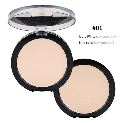 1PC Natural Mineral Pressed Powder
