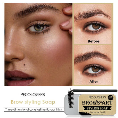 PECOLOVERS Gel Wax Brow Soap Tint Eyebrow Enhancer