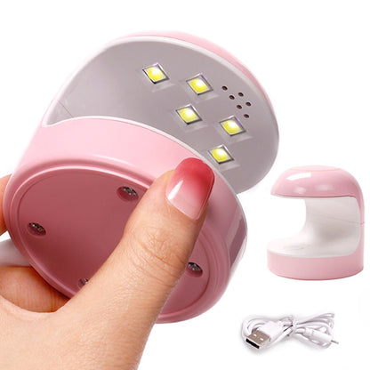 Mini 6W Dryer LED UV Lamp Micro USB Gel Varnish Curing Nail