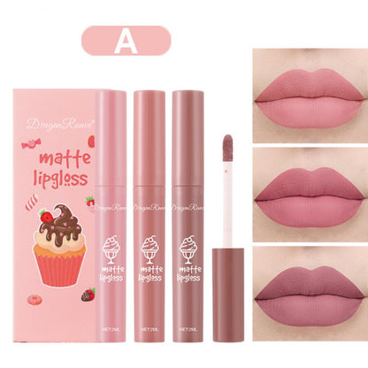 Velvet Matte Gloss Set Matte  Waterproof Lipstick