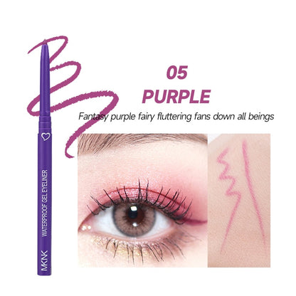 Waterproof Eyeliner Gel Pencil Red Brown