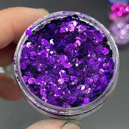 10g/Bag Iridescent Art Glitter Sequins Holographic Nail